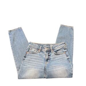 Old Navy OG straight high-rise size 0 petite  Classic Blue Denim Jeans